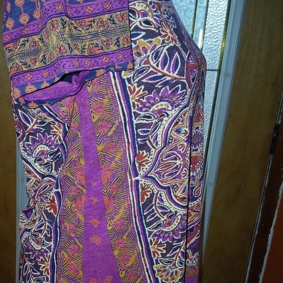 🌎Lucky Brand Persian Carpet Tee: Purple Potion  💜 Sz Small🌎 - Picture 12 of 16